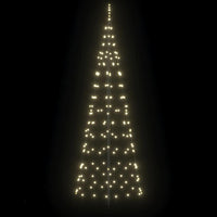 Albero di Natale LED con 390 LED Bianco caldo 250 cm Ferro 42018749