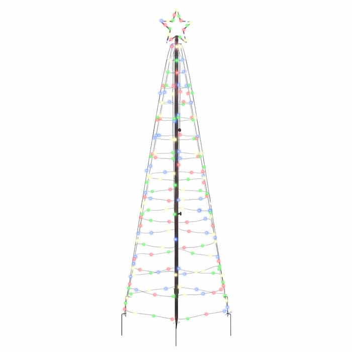 Albero di Natale LED con 390 LED Multicolore 250 cm Ferro 42018751