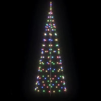 Albero di Natale LED con 390 LED Multicolore 250 cm Ferro 42018751