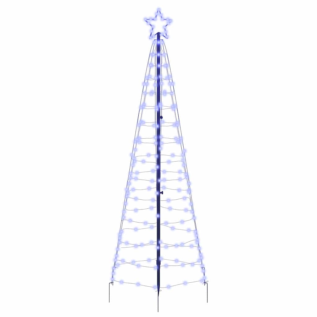 Albero di Natale LED con 390 LED Blu 250 cm Ferro 42018752