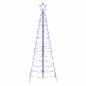 Albero di Natale LED con 390 LED Blu 250 cm Ferro 42018752