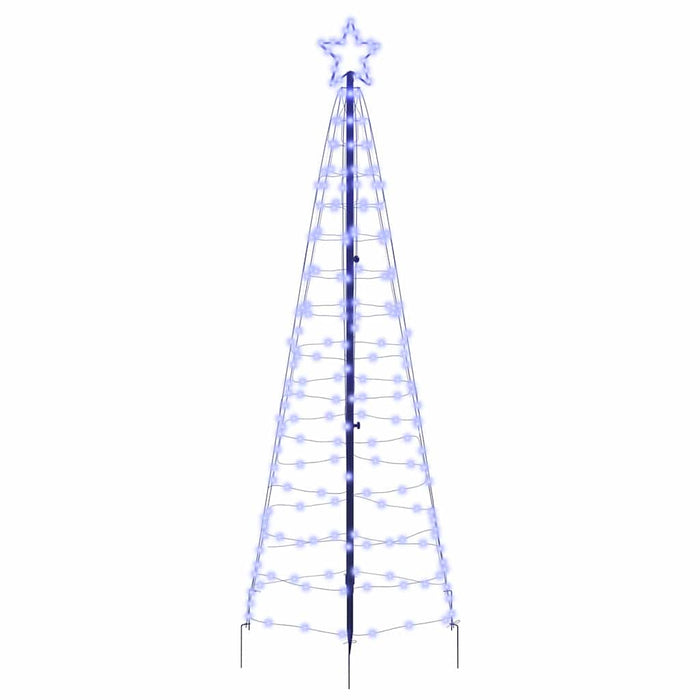 Albero di Natale LED con 390 LED Blu 250 cm Ferro 42018752