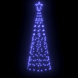 Albero di Natale LED con 390 LED Blu 250 cm Ferro 42018752