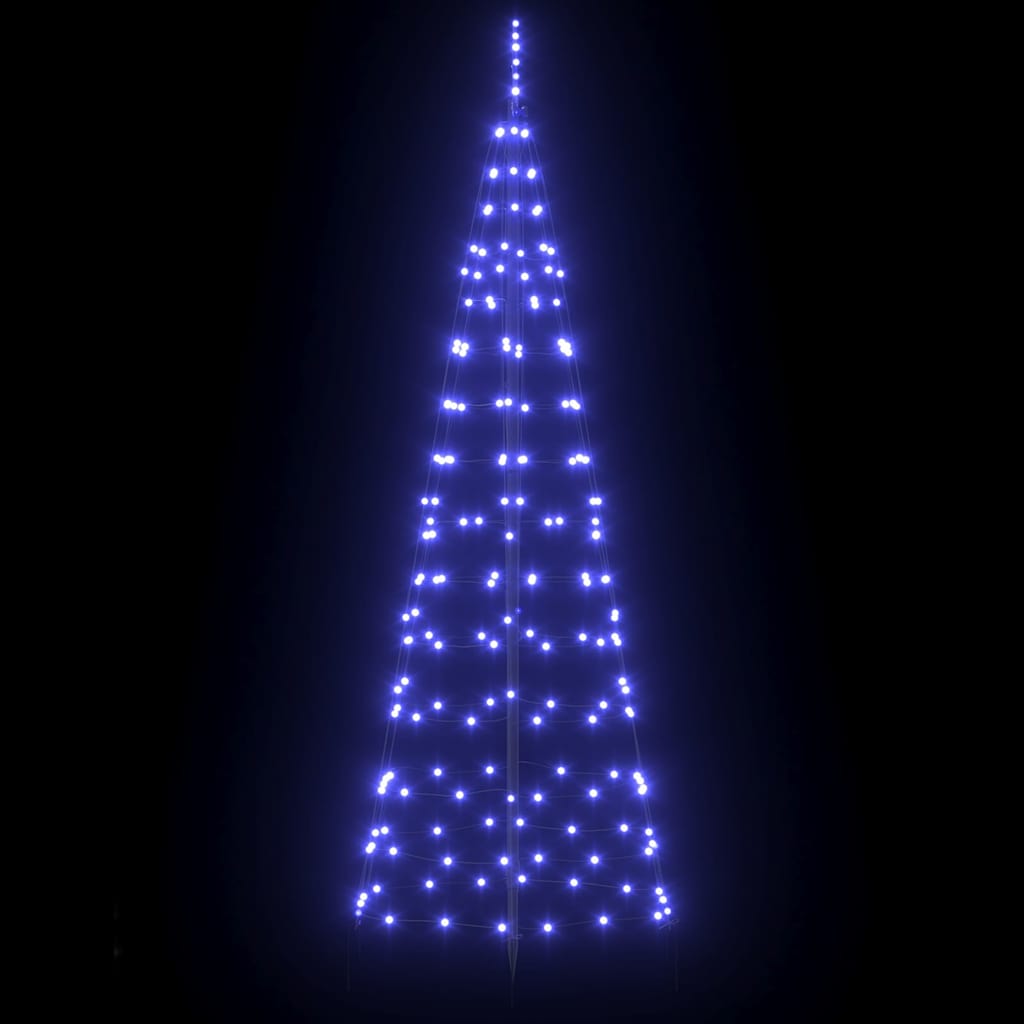 Albero di Natale LED con 390 LED Blu 250 cm Ferro 42018752