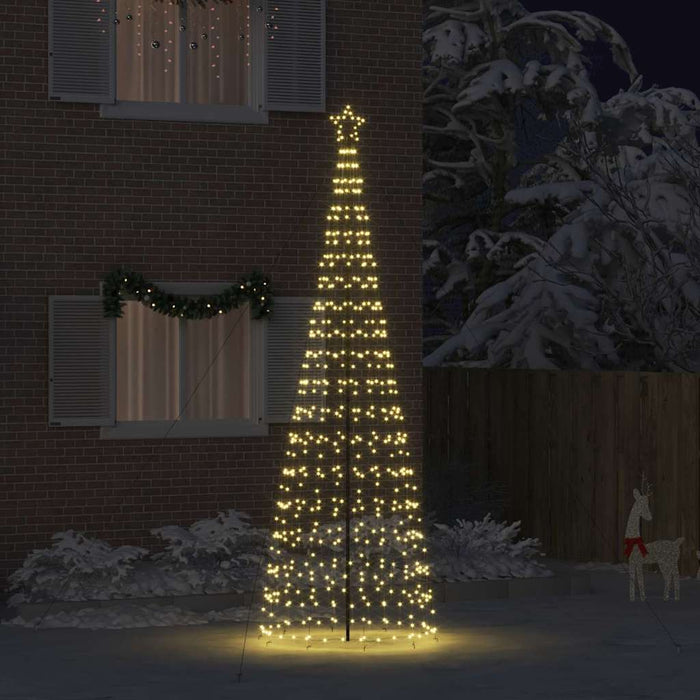Albero di Natale LED con 800 LED Bianco caldo 400 cm Ferro 42018753