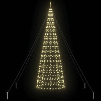 Albero di Natale LED con 800 LED Bianco caldo 400 cm Ferro 42018753