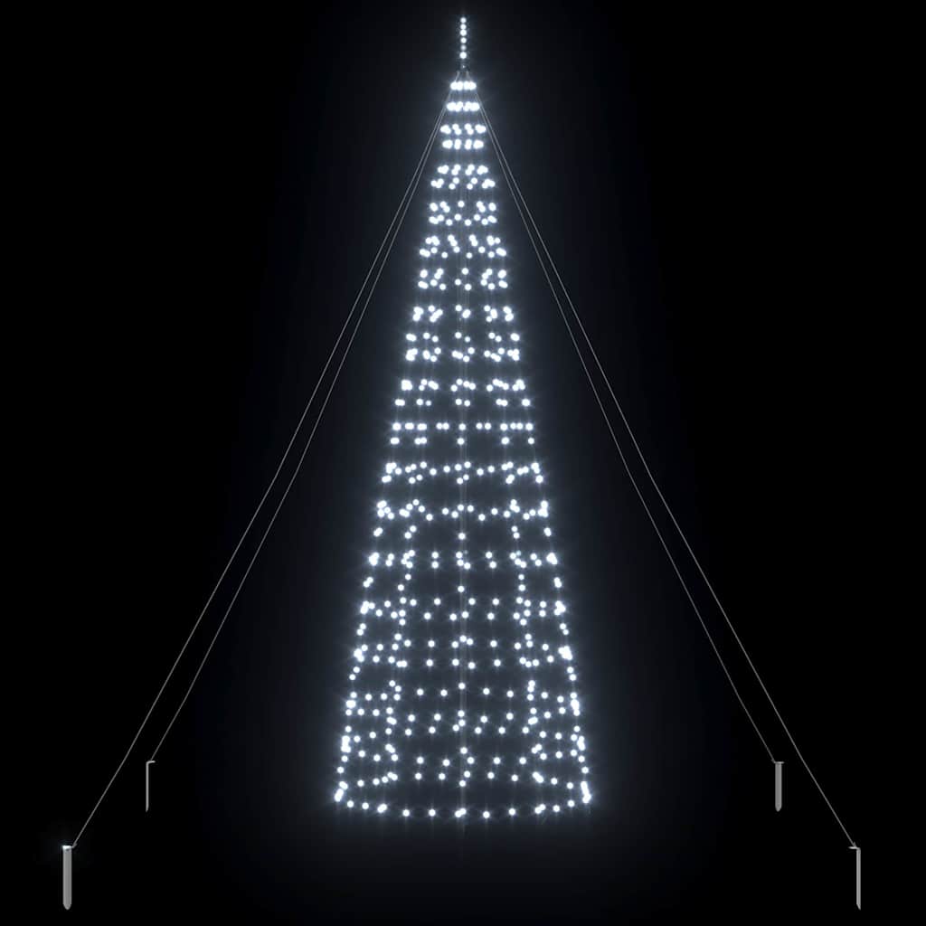 Albero di Natale LED con 800 LED Bianco freddo 400 cm Ferro 42018754