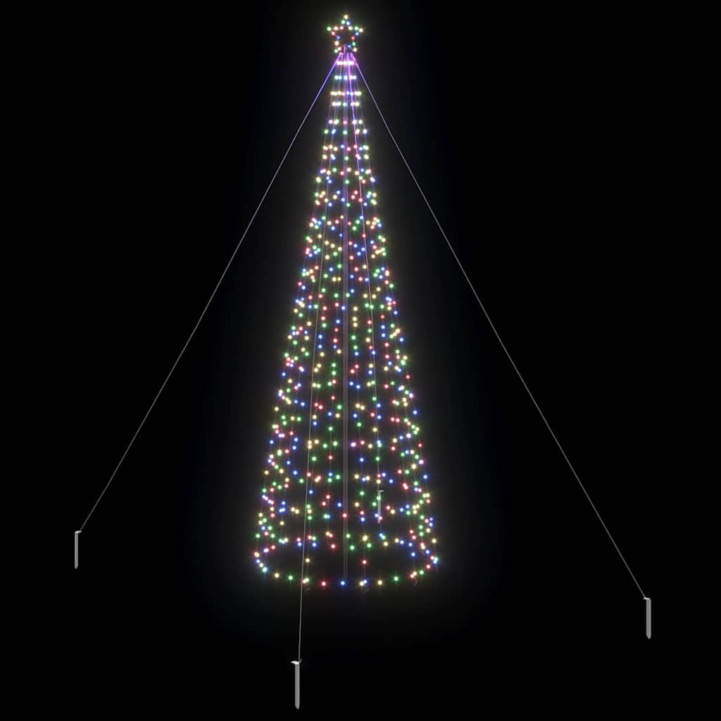 Albero di Natale LED con 800 LED Multicolore 400 cm Ferro 42018755