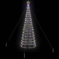 Albero di Natale LED con 800 LED Multicolore 400 cm Ferro 42018755