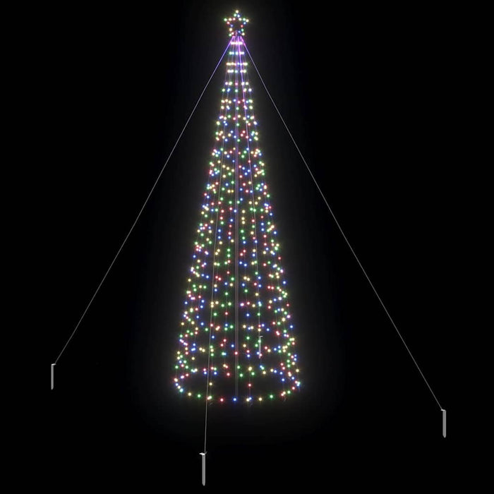 Albero di Natale LED con 800 LED Multicolore 400 cm Ferro 42018755