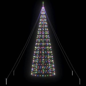 Albero di Natale LED con 800 LED Multicolore 400 cm Ferro 42018755
