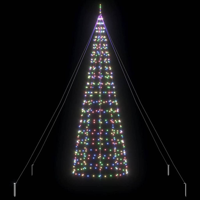Albero di Natale LED con 800 LED Multicolore 400 cm Ferro 42018755