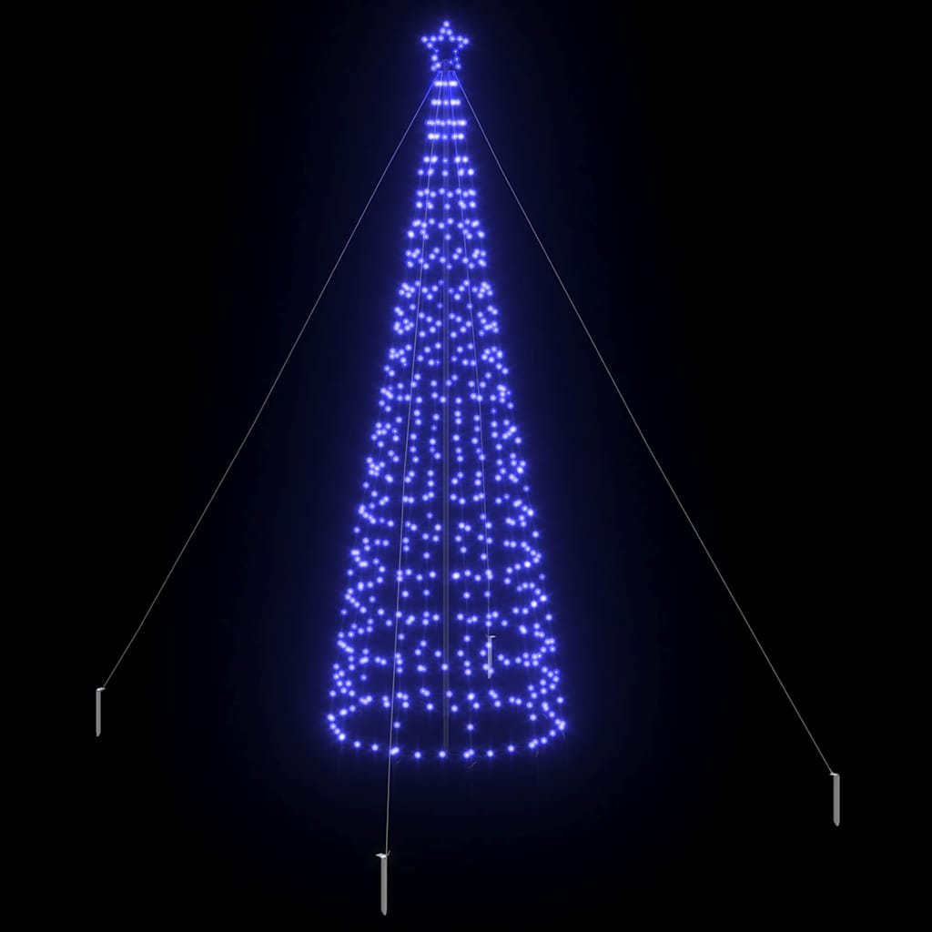 Albero di Natale LED con 800 LED Blu 400 cm Ferro 42018756