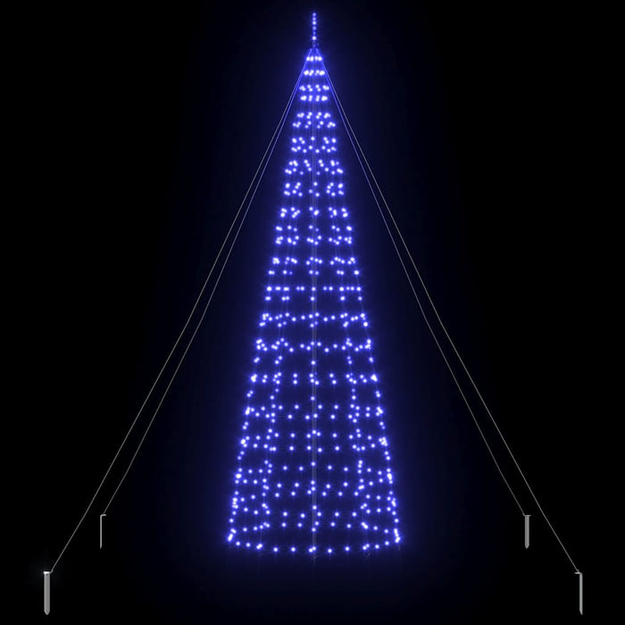 Albero di Natale LED con 800 LED Blu 400 cm Ferro 42018756