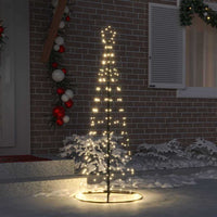 Albero di Natale LED con 390 LED Bianco caldo 250 cm Ferro 42018757