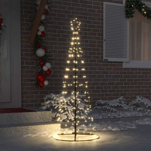 Albero di Natale LED con 390 LED Bianco caldo 250 cm Ferro 42018757