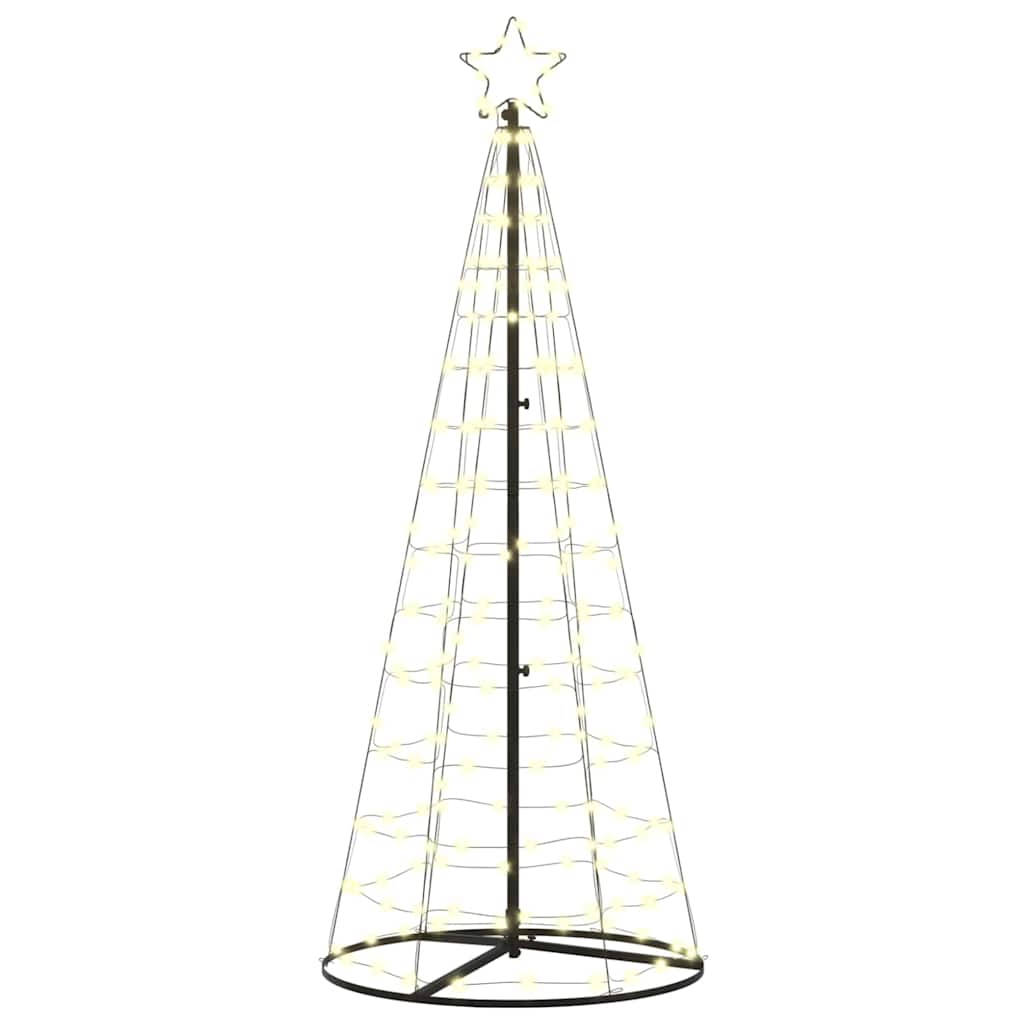 Albero di Natale LED con 390 LED Bianco caldo 250 cm Ferro 42018757