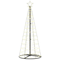 Albero di Natale LED con 390 LED Bianco caldo 250 cm Ferro 42018757
