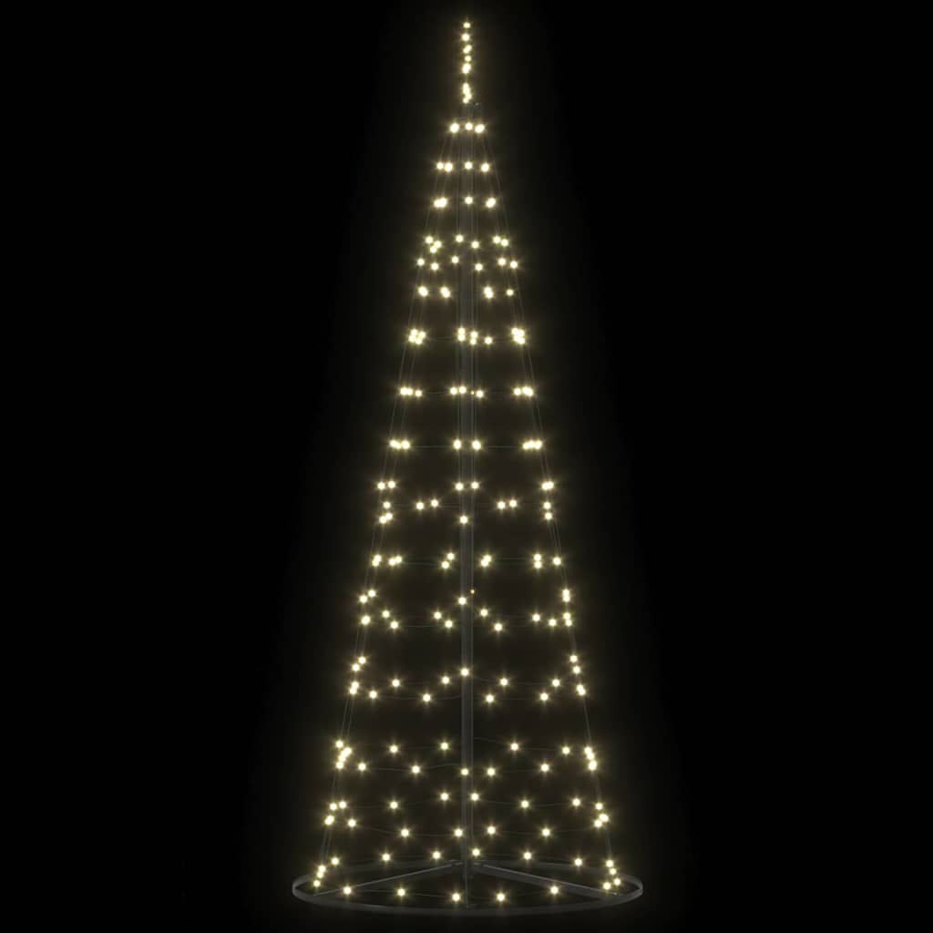 Albero di Natale LED con 390 LED Bianco caldo 250 cm Ferro 42018757