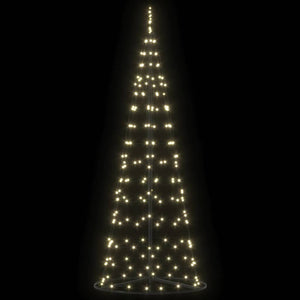 Albero di Natale LED con 390 LED Bianco caldo 250 cm Ferro 42018757