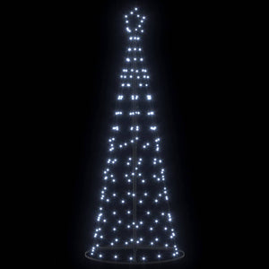 Albero di Natale LED con 390 LED Bianco freddo 250 cm Ferro 42018758