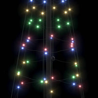 Albero di Natale LED con 390 LED Multicolore 250 cm Ferro 42018759