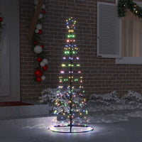 Albero di Natale LED con 390 LED Multicolore 250 cm Ferro 42018759