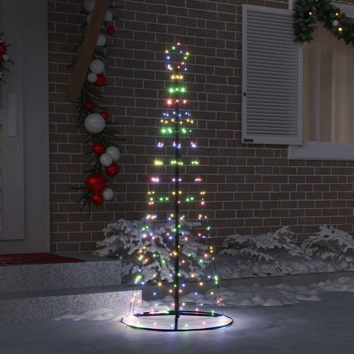 Albero di Natale LED con 390 LED Multicolore 250 cm Ferro 42018759