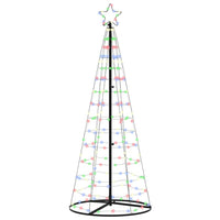 Albero di Natale LED con 390 LED Multicolore 250 cm Ferro 42018759