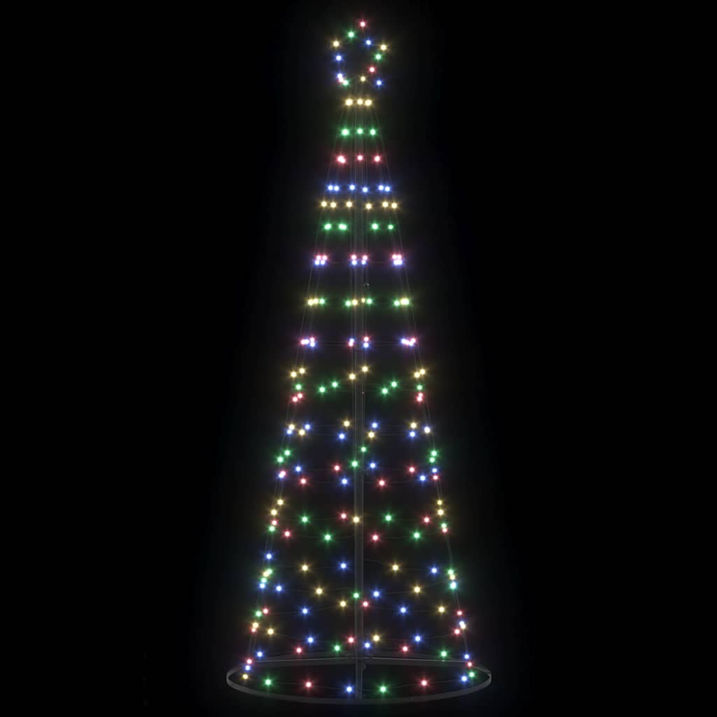 Albero di Natale LED con 390 LED Multicolore 250 cm Ferro 42018759