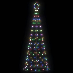 Albero di Natale LED con 390 LED Multicolore 250 cm Ferro 42018759