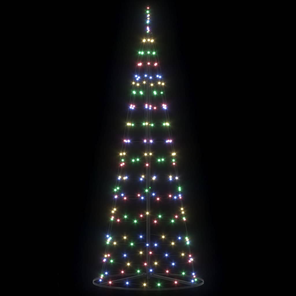 Albero di Natale LED con 390 LED Multicolore 250 cm Ferro 42018759