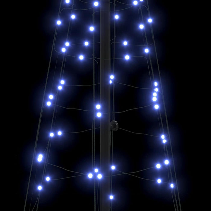 Albero di Natale LED con 390 LED con supporto Blu 250 cm Ferro 42018760