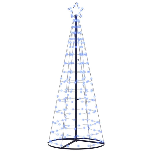 Albero di Natale LED con 390 LED con supporto Blu 250 cm Ferro 42018760