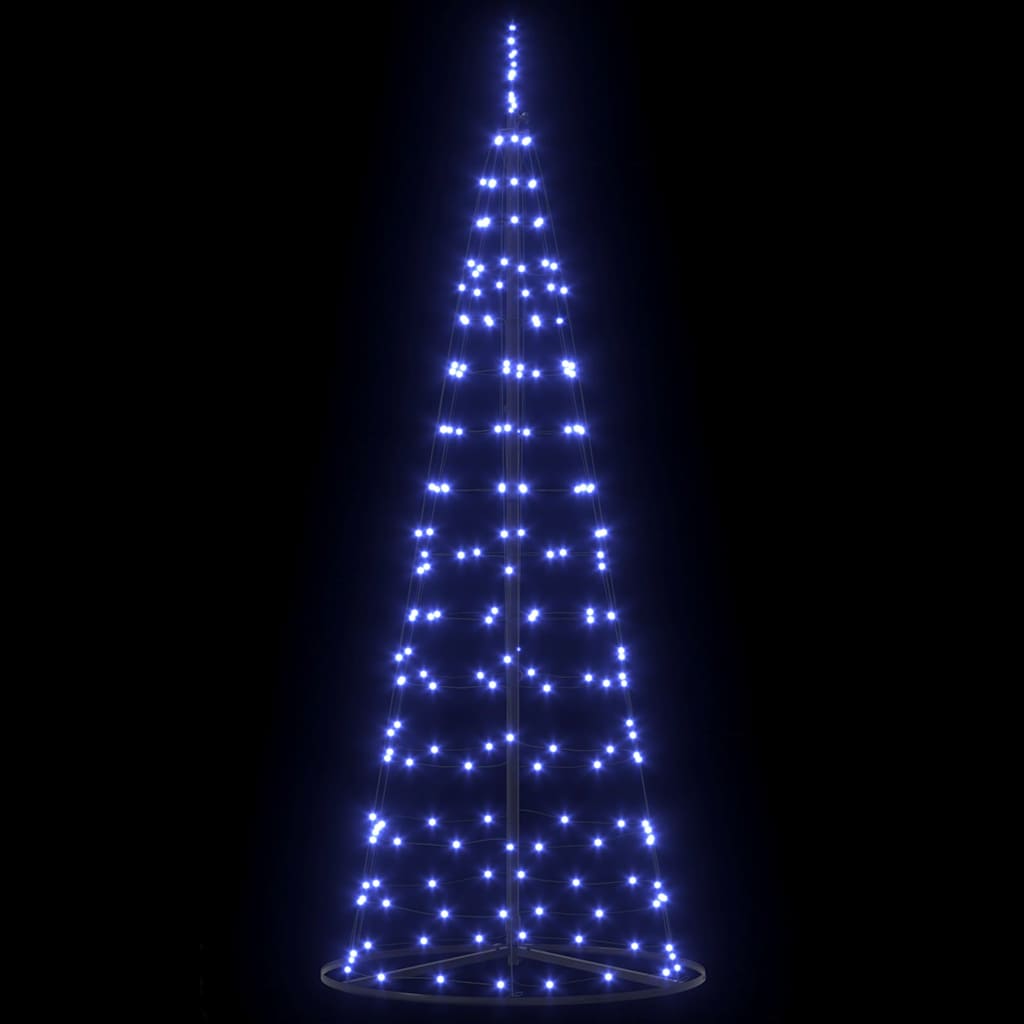 Albero di Natale LED con 390 LED con supporto Blu 250 cm Ferro 42018760