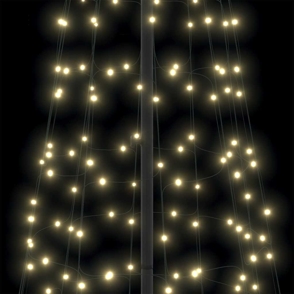 Albero di Natale LED con 800 LED Bianco caldo 400 cm Ferro 42018761