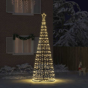 Albero di Natale LED con 800 LED Bianco caldo 400 cm Ferro 42018761