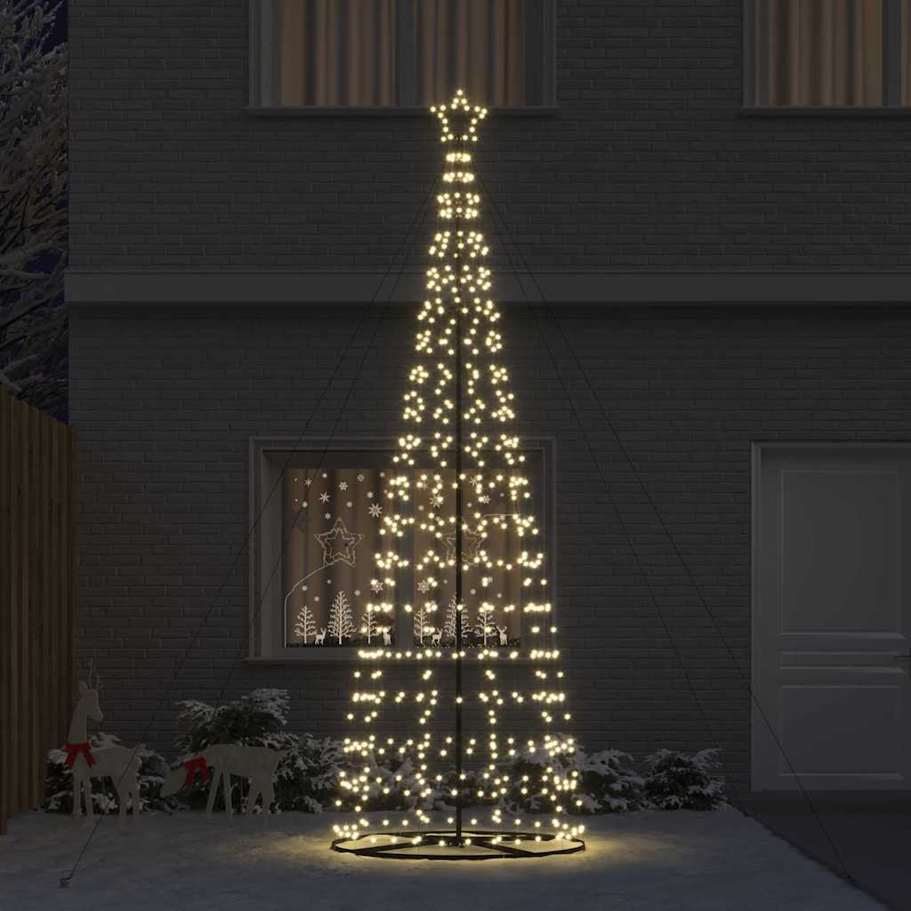 Albero di Natale LED con 800 LED Bianco caldo 400 cm Ferro 42018761