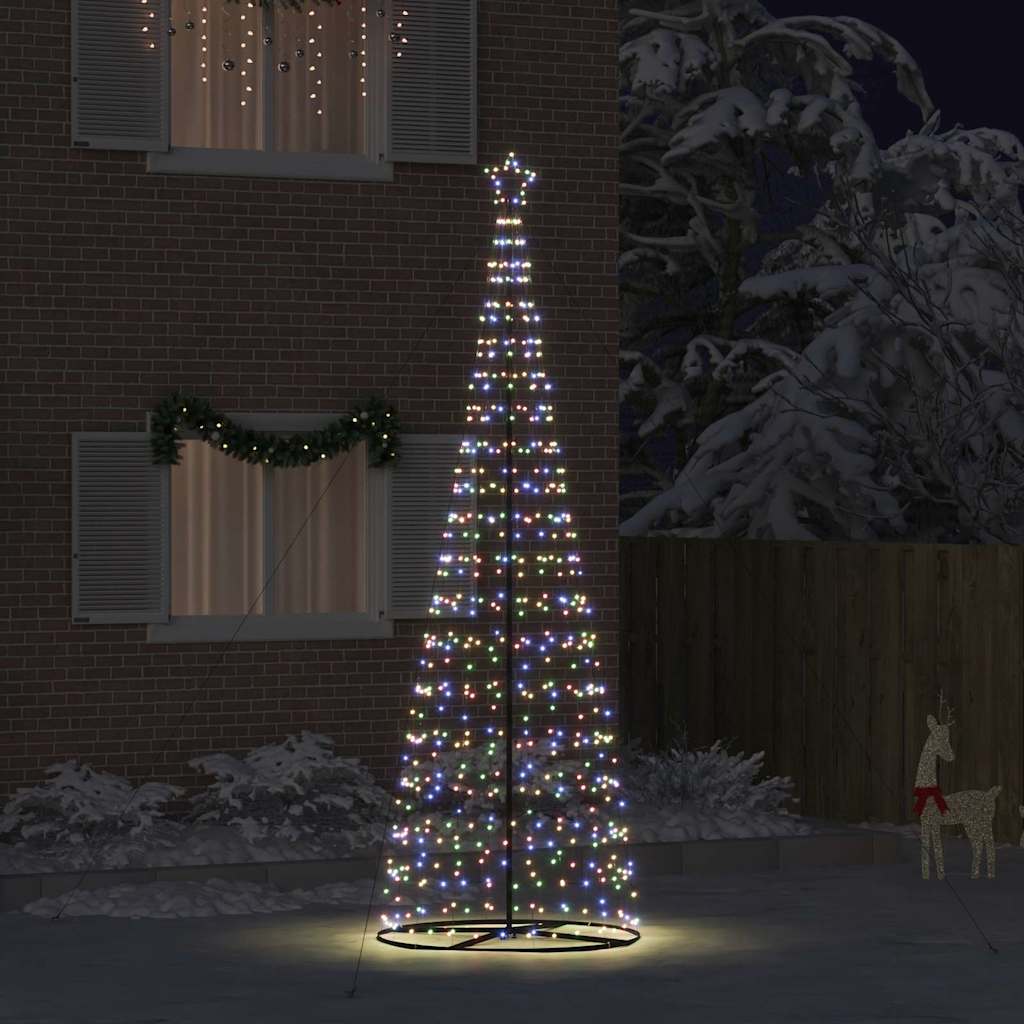 Albero di Natale LED con 800 LED Multicolore 400 cm Ferro 42018763
