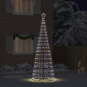 Albero di Natale LED con 800 LED Multicolore 400 cm Ferro 42018763