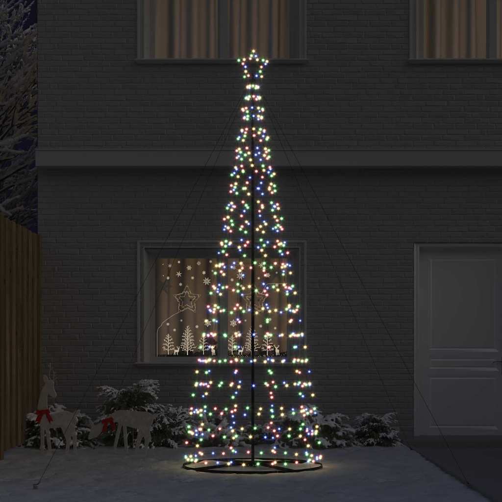 Albero di Natale LED con 800 LED Multicolore 400 cm Ferro 42018763