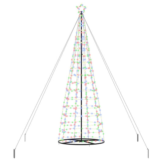Albero di Natale LED con 800 LED Multicolore 400 cm Ferro 42018763