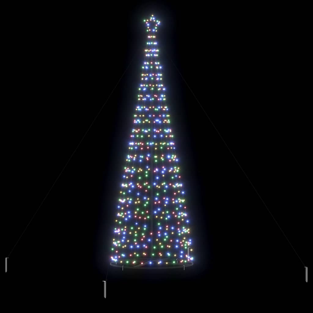 Albero di Natale LED con 800 LED Multicolore 400 cm Ferro 42018763