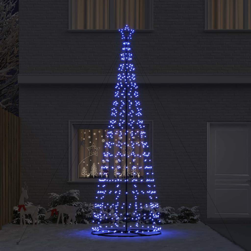 Albero di Natale LED con 800 LED con supporto Blu 400 cm Ferro 42018764