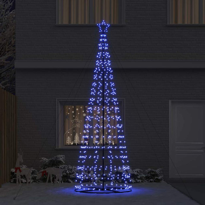 Albero di Natale LED con 800 LED con supporto Blu 400 cm Ferro 42018764