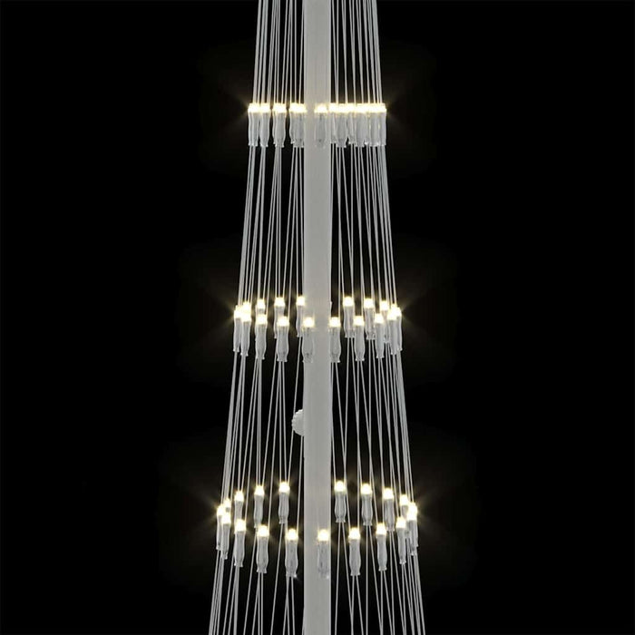 Albero di Natale LED Bianco caldo 51 x 51 x 190 cm Metallo 42018771