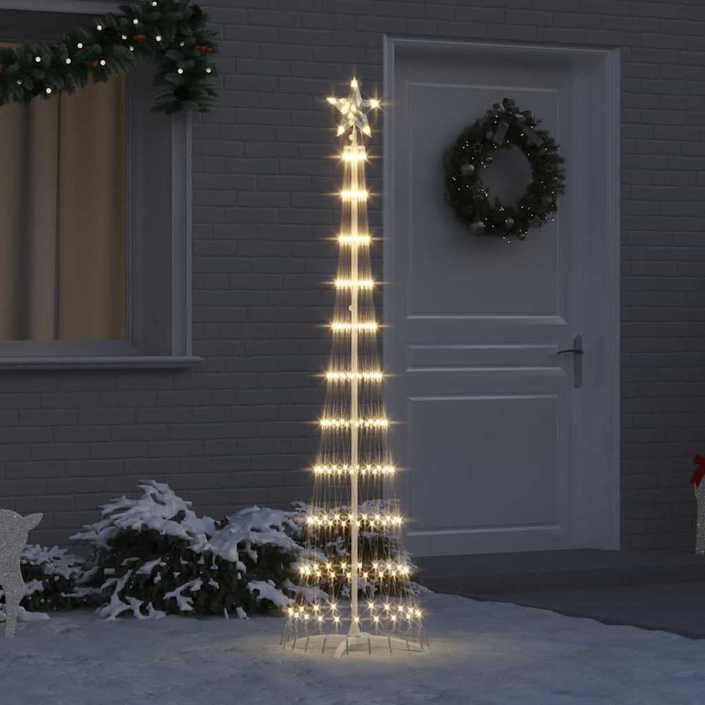 Albero di Natale LED Bianco caldo 51 x 51 x 190 cm Metallo 42018771