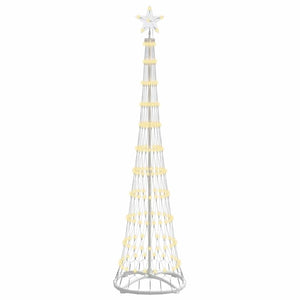 Albero di Natale LED Bianco caldo 51 x 51 x 190 cm Metallo 42018771