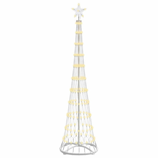 Albero di Natale LED Bianco caldo 51 x 51 x 190 cm Metallo 42018771