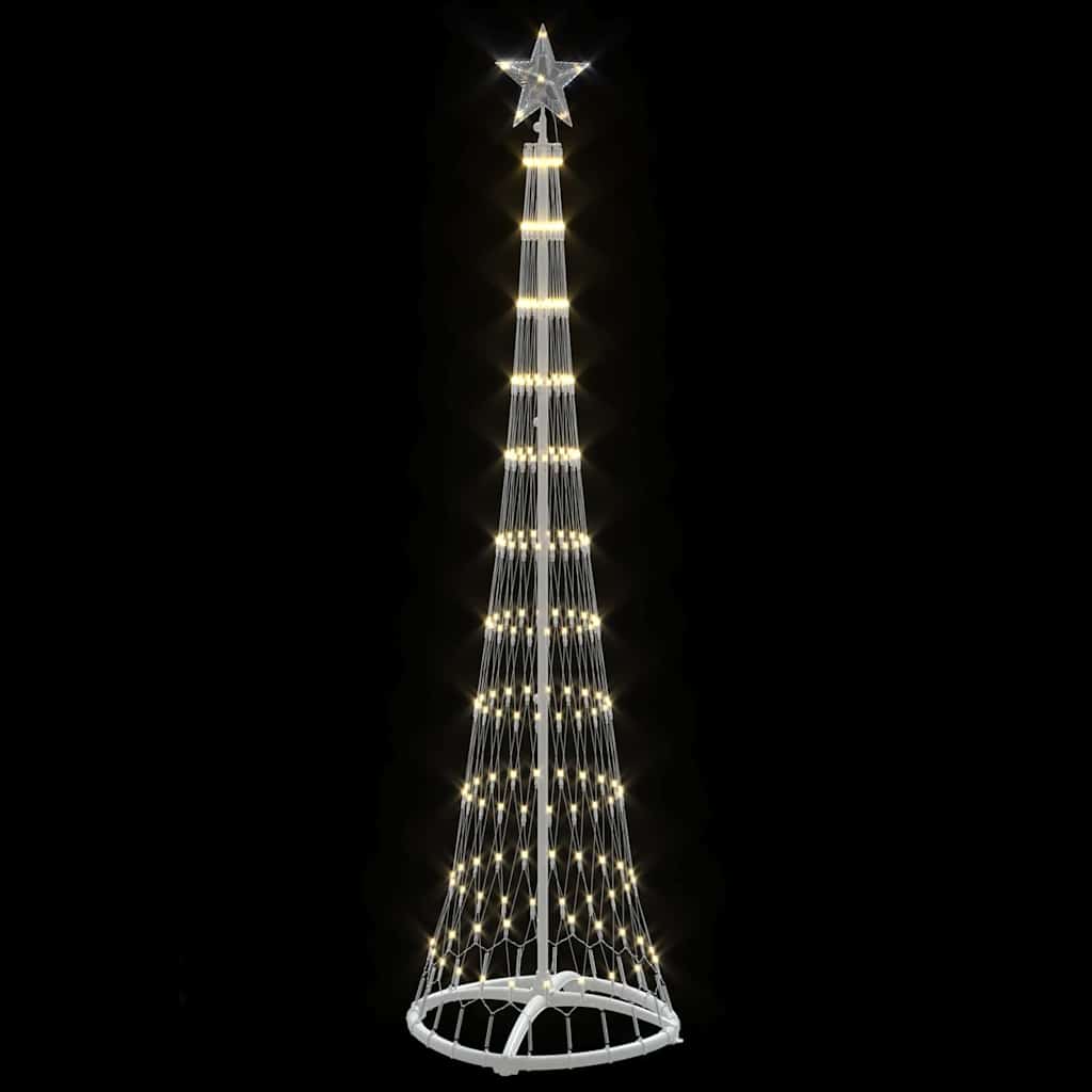 Albero di Natale LED Bianco caldo 51 x 51 x 190 cm Metallo 42018771